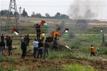 صورة ارشيفية للمواجهات الفلسطينية في الضفة الغربية وغزة