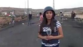 المراسلة التي اصيب على الهواء