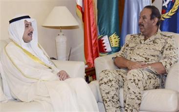 لقاء عميد السلك الدبلوماسي سفير الكويت لدى مملكة البحرين الشيخ عزام الصباح بالقائد العام لقوة دفاع البحرين المشير الشيخ خليفة آل خليفة