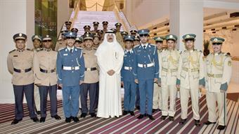 الشيخ محمد الخالد الحمد الصباح خلال لقائه طلبة الكويت في دولة الامارات العربية المتحدة