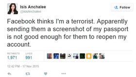 «فيسبوك» يعطّل حساب فتاة تدعى «Isis»