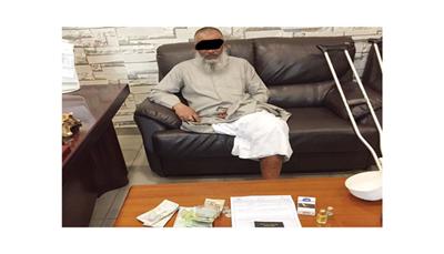 القبض على 20 مطلوباً ومخالفاً بعضهم من أرباب السوابق وضبط طلقات نارية وسلاح أبيض