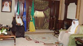 سموه مستقبلاً الشيخ محمد الخالد