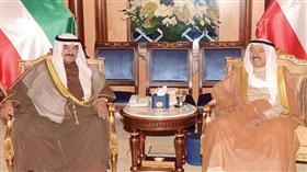 سموه مستقبلاً سمو الشيخ ناصر المحمد