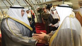 الشيخ خالد الجراح في وداع سمو الأمير