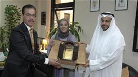 علوم وهندسة الحاسوب في جامعة الكويت كرمت المدير الإداري بكلية العلوم الحياتية