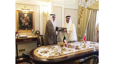 عبدالوهاب البدر والشيخ أحمد آل خليفة