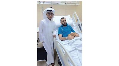أصغر مشجع عرباوي يزور هايل