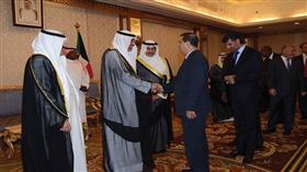 الشيخ صباح الخالد مستقبلا الدبلوماسيين