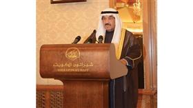 سمو الشيخ ناصر المحمد يلقي كلمة