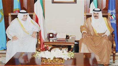 سمو ولي العهد مستقبلا الشيخ خالد الجراح