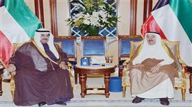صاحب السمو مستقبلا سمو الشيخ ناصر المحمد