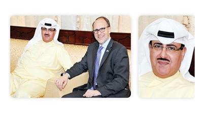 الشيخ فهد مبارك استقبل السفير الأمريكي ضيفا على «بوابة إلى أمريكا»