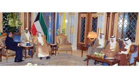 صاحب السمو مستقبلا وزير الخارجية الليبي