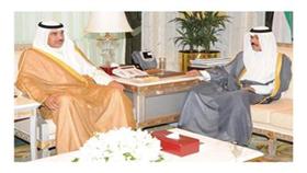 سمو ولي العهد مستقبلا الشيخ صباح الخالد