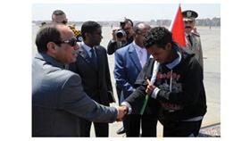 السيسي يستقبل مجموعة أثيوبية «أنقذتهم» حررتهم «أجهزة» مصرية من ليبيا