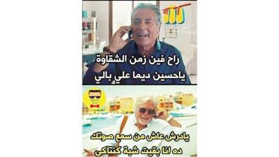 حسين فهمي خلال الاعلان