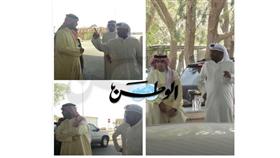 وزير المالية أنس الصالح في زيارة مفاجئة لجمارك منفذ «النويصيب»
