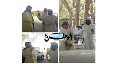 وزير المالية أنس الصالح في زيارة مفاجئة لجمارك منفذ «النويصيب»
