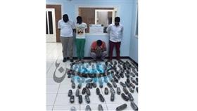 فيديو - القبض على المتهمين بمحاولة إدخال ١٤٢ كيلو حشيش للبلاد