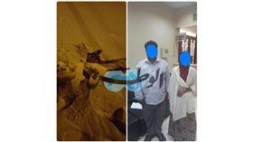 بكاء آسيوي كشف عن حمل سفاح واجهاض ودفن جنين في منطقة برية