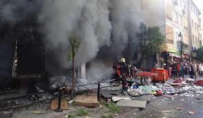 صورة من الانفجارالذي استهدف اسطنبول