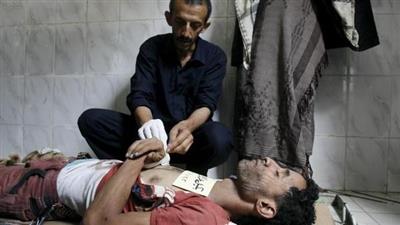 التحالف يسقط 40 طناً من الأدوية والغذاء على تعز
