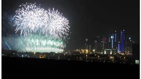 الألعاب النارية تزين سماء الكويت احتفاء بافتتاح الأوبرا