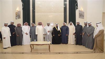 الشيخ مشعل مالك محمد الصباح يستضيف القيادات النقابية وجمعيات النفع العام