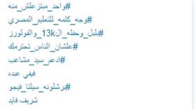 هاشتاج «فيفي عبده» يتصدر تريندات «تويتر» في مصر