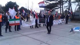 بالصور - حركة النضال العربي لتحرير الأحواز نظمت مظاهرة في هولندا نصرة للأسرى الأحوازيين