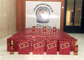 وافد بحوزته 162 زجاجة خمر في المهبولة