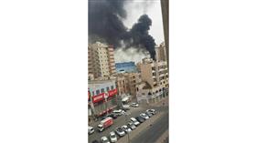 بالفيديو والصور - حريق في محول كهرباء رئيسي بـ«حولي»