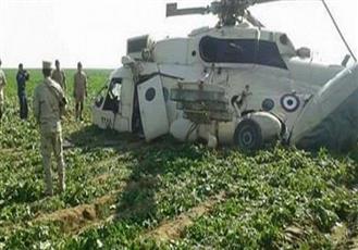مصر: سقوط طائرة هليكوبتر