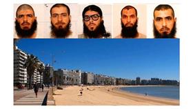 مونتيفيديو وضيوفها، من اليمين جهاد دياب ومحمد معطان وعبد الهادي فرج وأحمد عدنان عجام وعلي حسين شعبان