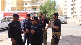 بالفيديو والصور: حريق عمارة يمتد من الطابق الرابع إلى الطابق الخامس