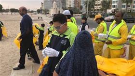 «بلدية الكويت»: تنظيف شاطئ البلاجات ورفع المخلفات والمواد البلاستيكية