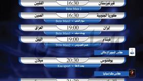 أبرز المباريات العالمية ليوم الأربعاء 16 يناير 2019 أبرز المباريات العالمية ليوم الأربعاء 16 يناير 2019