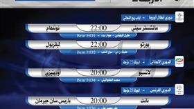 أبرز المباريات العالمية ليوم الأربعاء 17 أبريل 2019