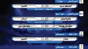 أبرز المباريات العالمية ليوم الأربعاء 24 أبريل 2019