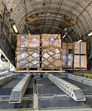 جانب من المساعدات لإيصالها للشعب السوداني