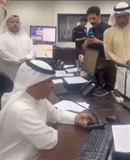 وكيل الخدمات الطبية المساندة يتفقد مركز عمليات الطوارئ الطبية
