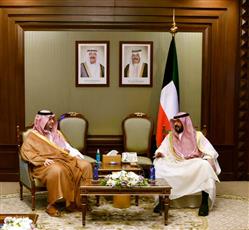 النائب الأول ووزير الداخلية يبحث مع وزير الدولة عضو مجلس الوزراء السعودي الموضوعات ذات الاهتمام المشترك