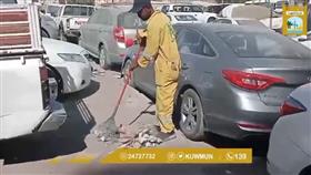 البلدية تخلي موقعا مخالفاً لتصليح وحدادة السيارات بالجليب