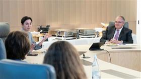 السفيرة الزين الصباح تشارك في حوار مفتوح مع عدد من شركات القطاع الخاص الأمريكية لبحث سبل التعاون المشترك