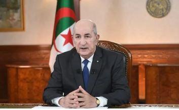 الرئيس الجزائري عبدالمجيد تبون