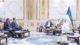 سمو أمير البلاد يستقبل الرئيس التنفيذي لشركة جولدمان ساكس