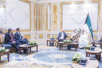 سمو أمير البلاد يستقبل الرئيس التنفيذي لشركة جولدمان ساكس