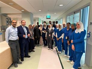 قسم التمريض بكلية العلوم الطبية المساعدة يدشن برنامجه التدريبي الميداني