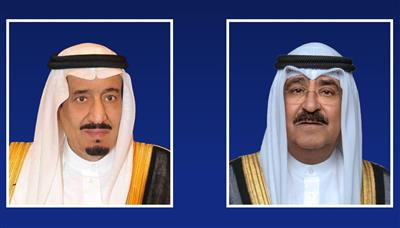 سمو أمير البلاد يعزي خادم الحرمين الشريفين بوفاة الأمير خالد بن محمد بن تركي آل سعود